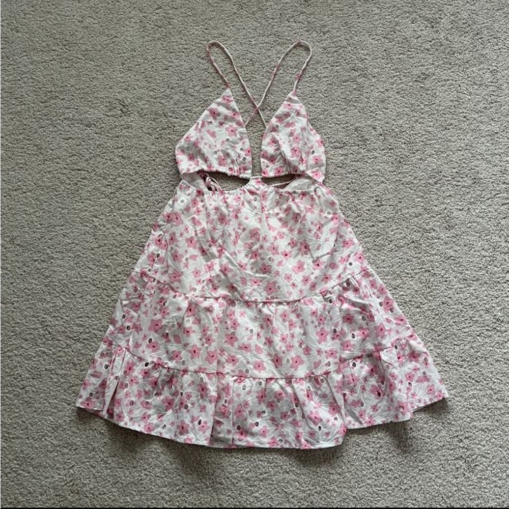 Petal & Pup Pink Floral Dress